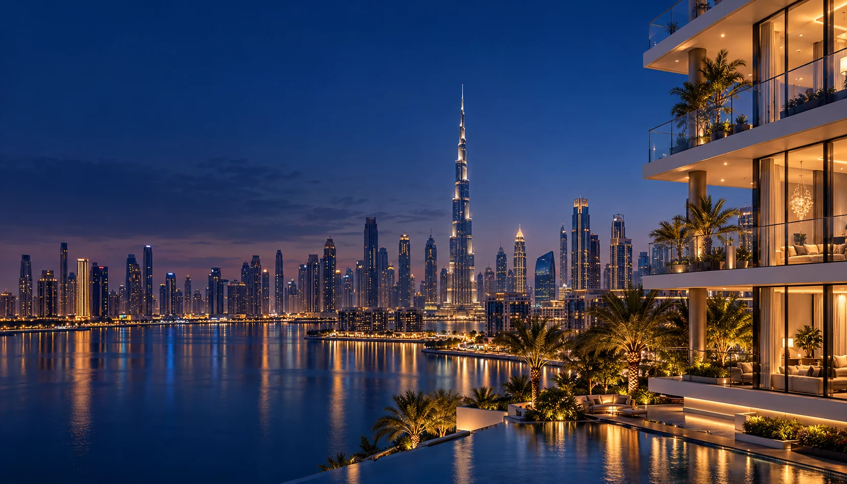 Illustrative architecture for a property investment partnership in Dubai
